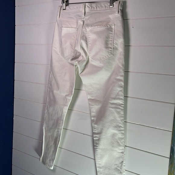 Banana Republic skinny 27P white jeans. A45 - Picture 3 of 3